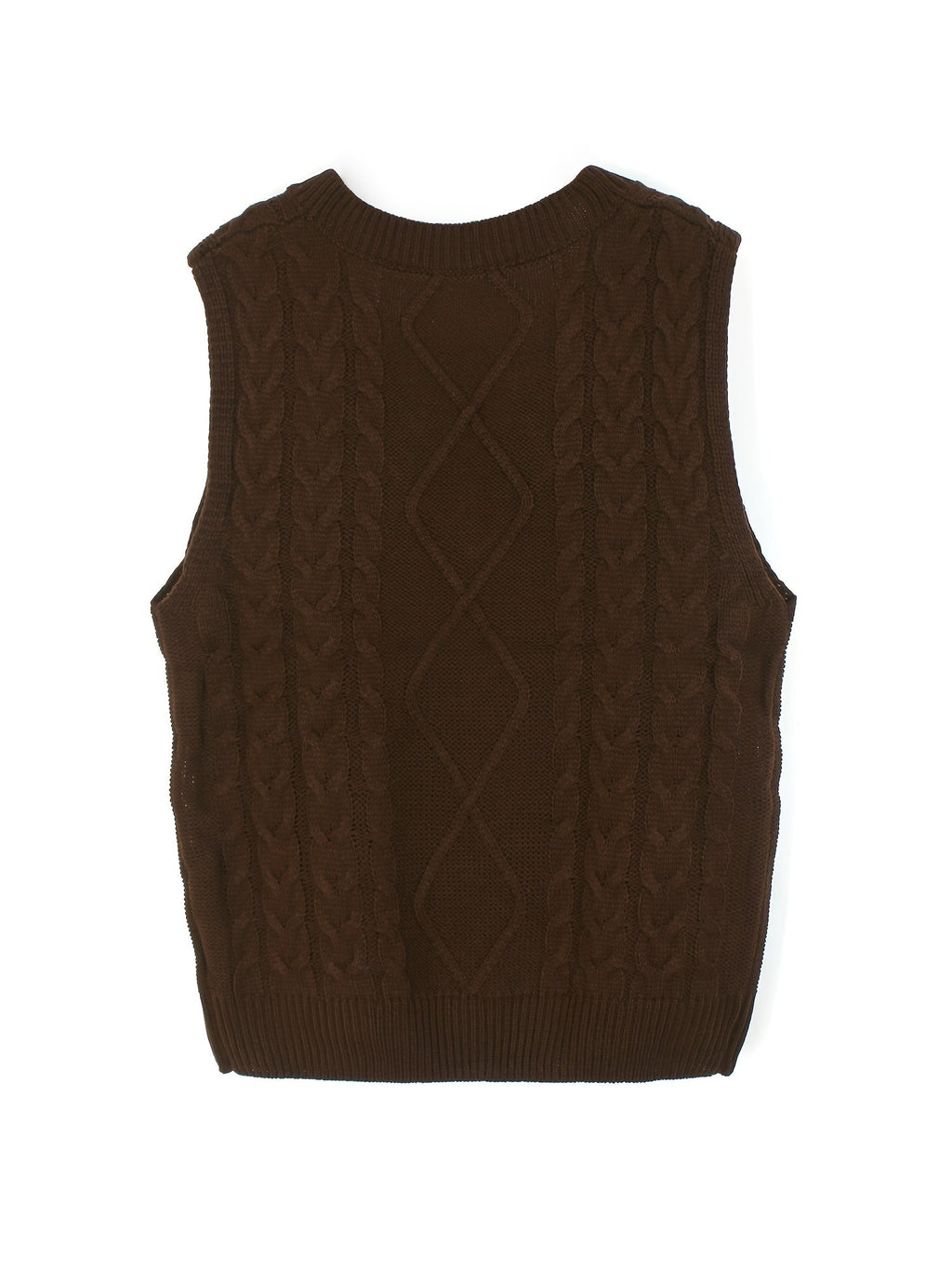 Luella – Chunky Cable-Stitch Pullover Vest for Women