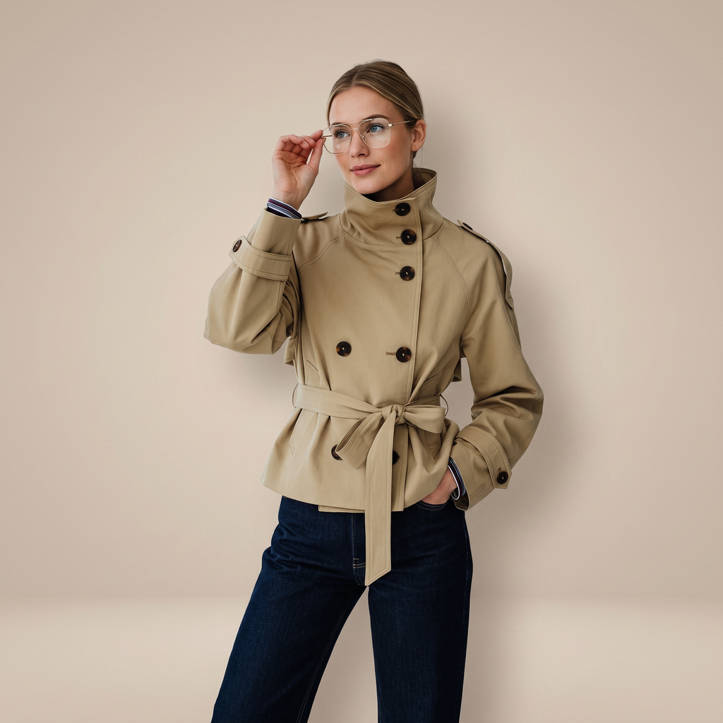 Evelyn | Trench Coat – Elegante und Vielseitige Damenmode