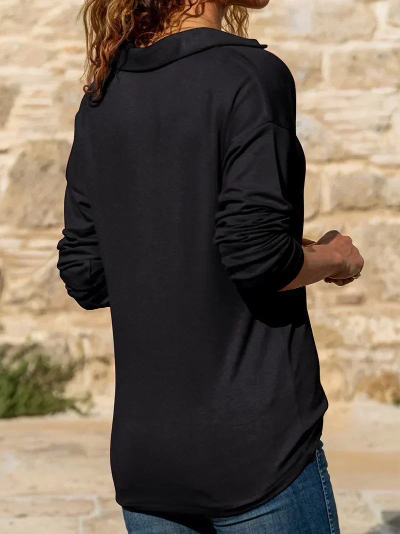 Nerissa – Quarter-Zip Collared Sweater for Women