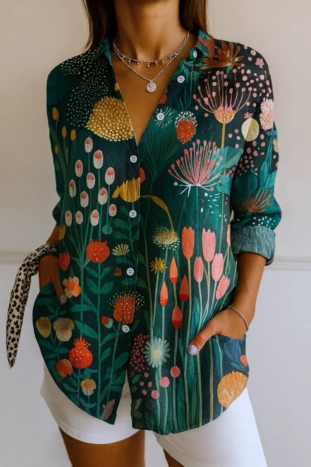 Astra | Colorful Pattern Blouse