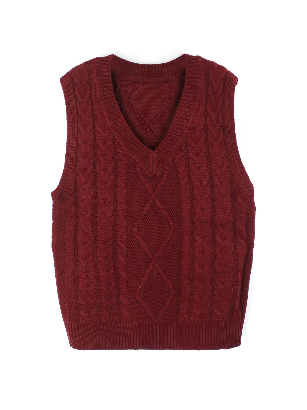 Luella – Chunky Cable-Stitch Pullover Vest for Women
