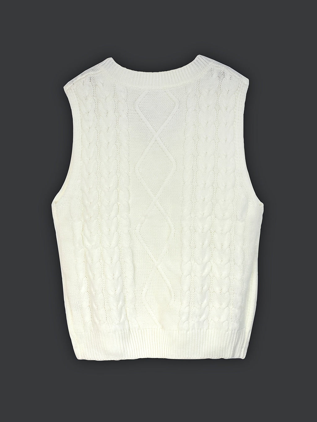 Luella – Chunky Cable-Stitch Pullover Vest for Women