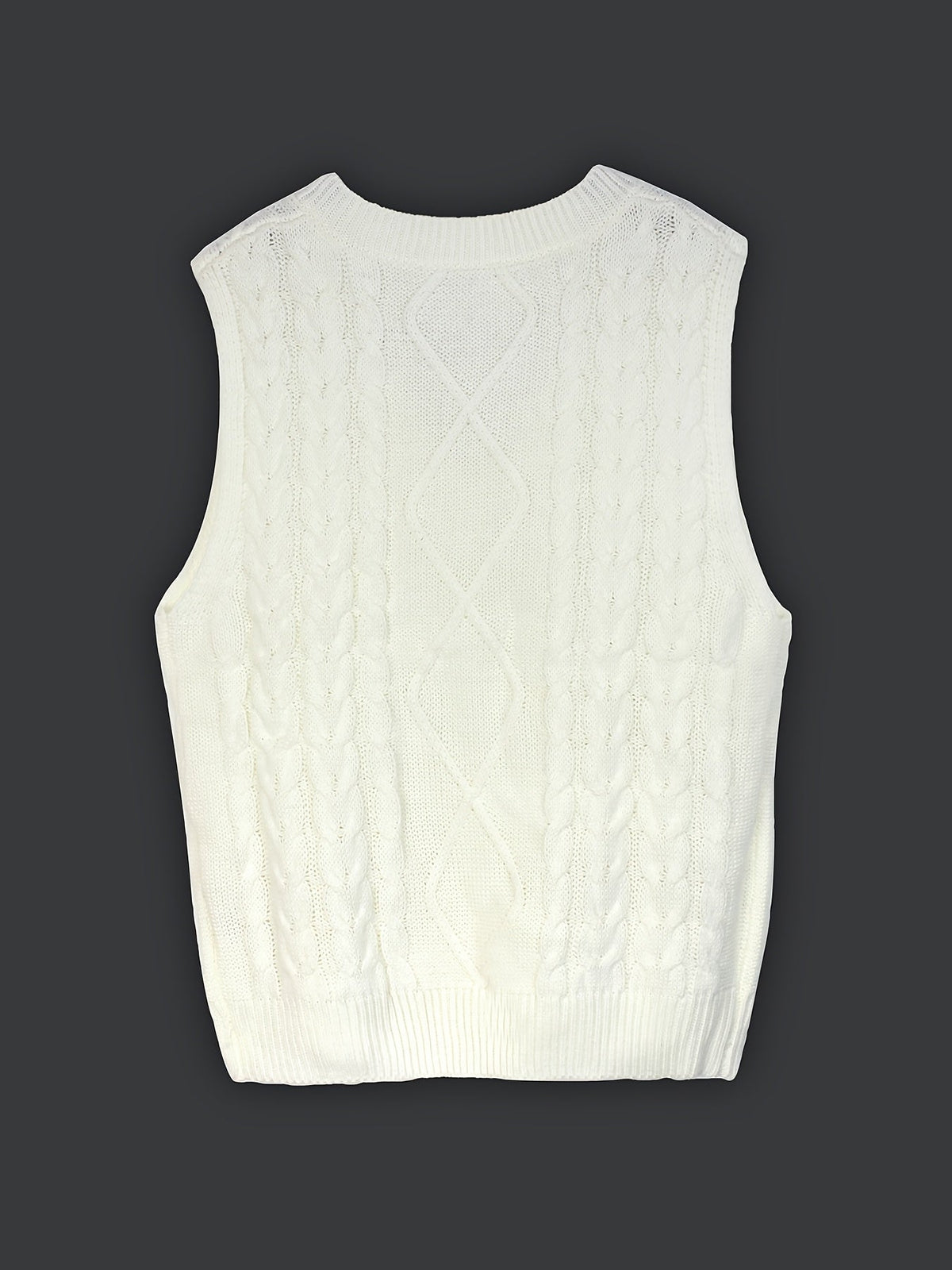 Luella – Chunky Cable-Stitch Pullover Vest for Women