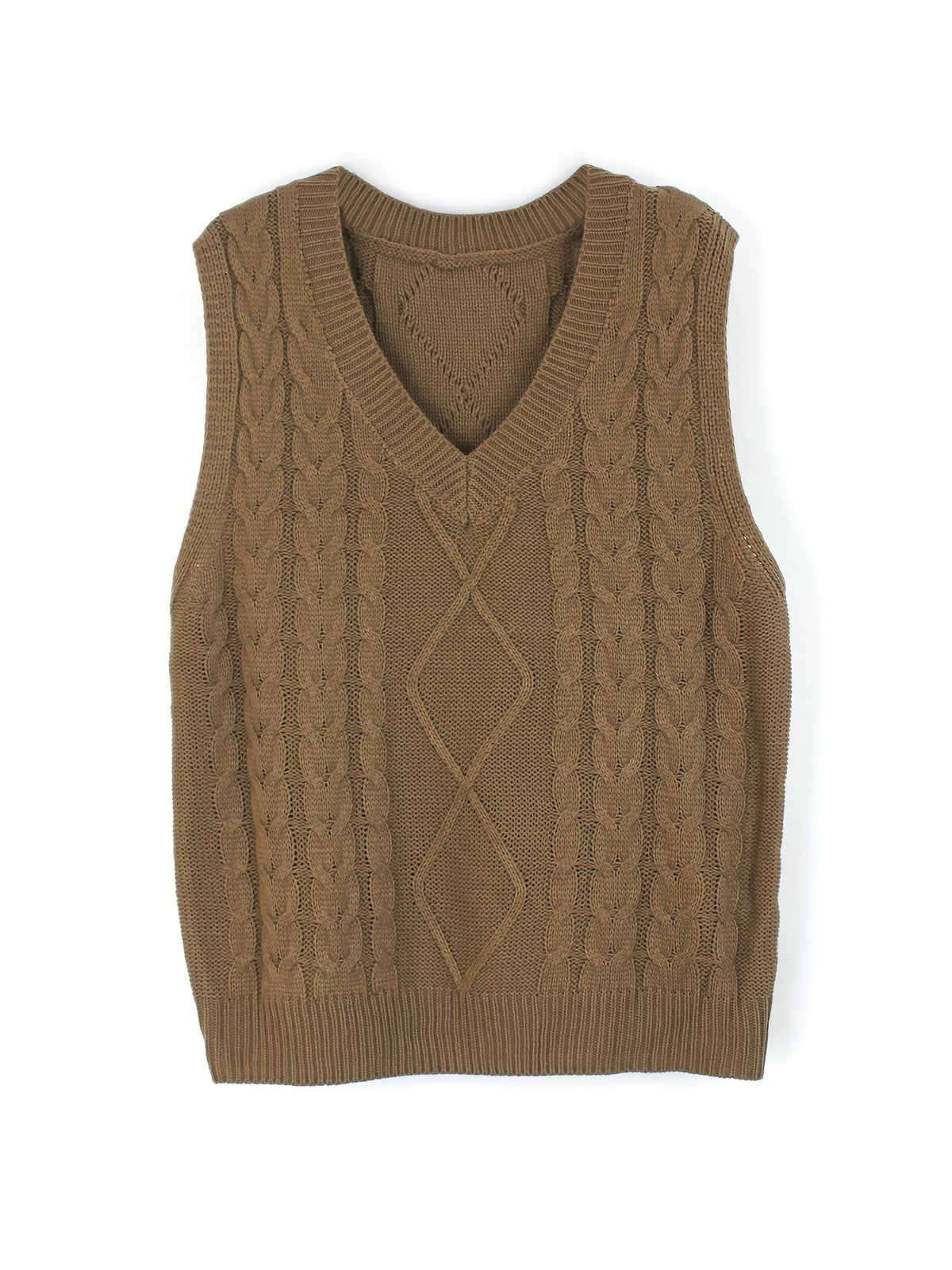 Luella – Chunky Cable-Stitch Pullover Vest for Women