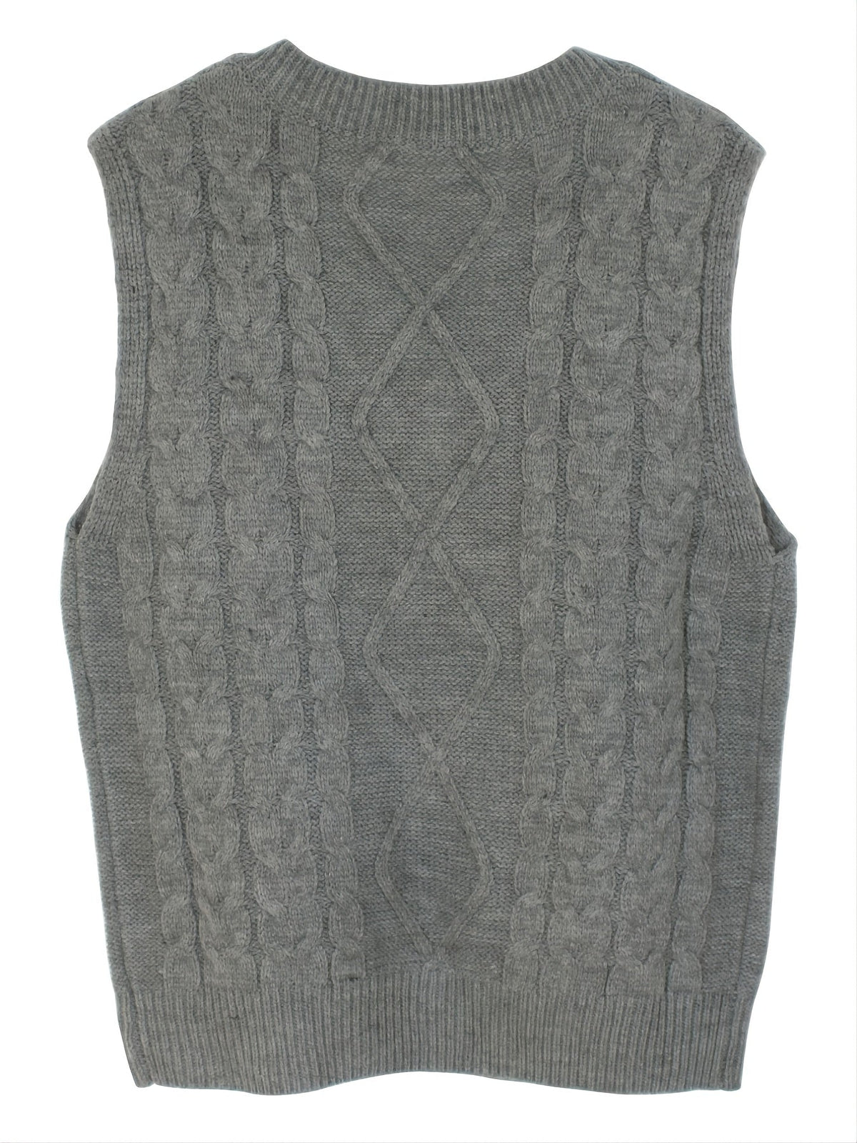 Luella – Chunky Cable-Stitch Pullover Vest for Women