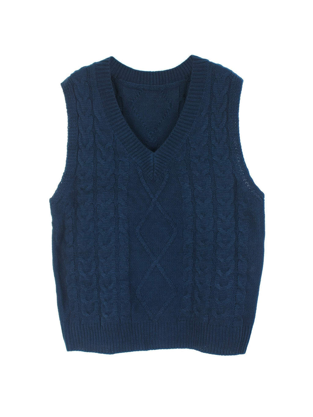 Luella – Chunky Cable-Stitch Pullover Vest for Women