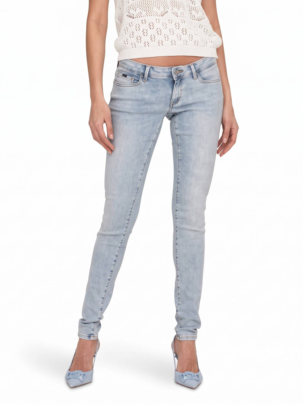 Sharon – Wide-Leg Trouser Jeans with Pressed Crease for Women