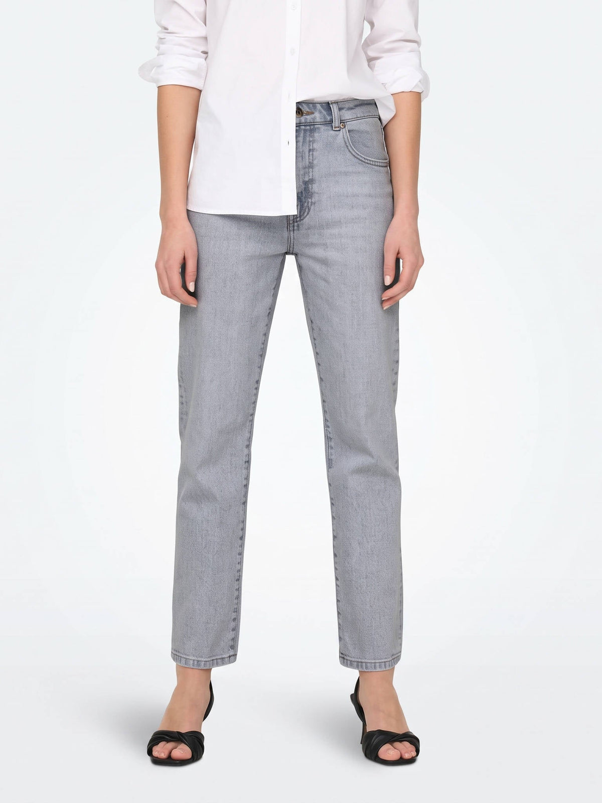 Sharon – Wide-Leg Trouser Jeans with Pressed Crease for Women