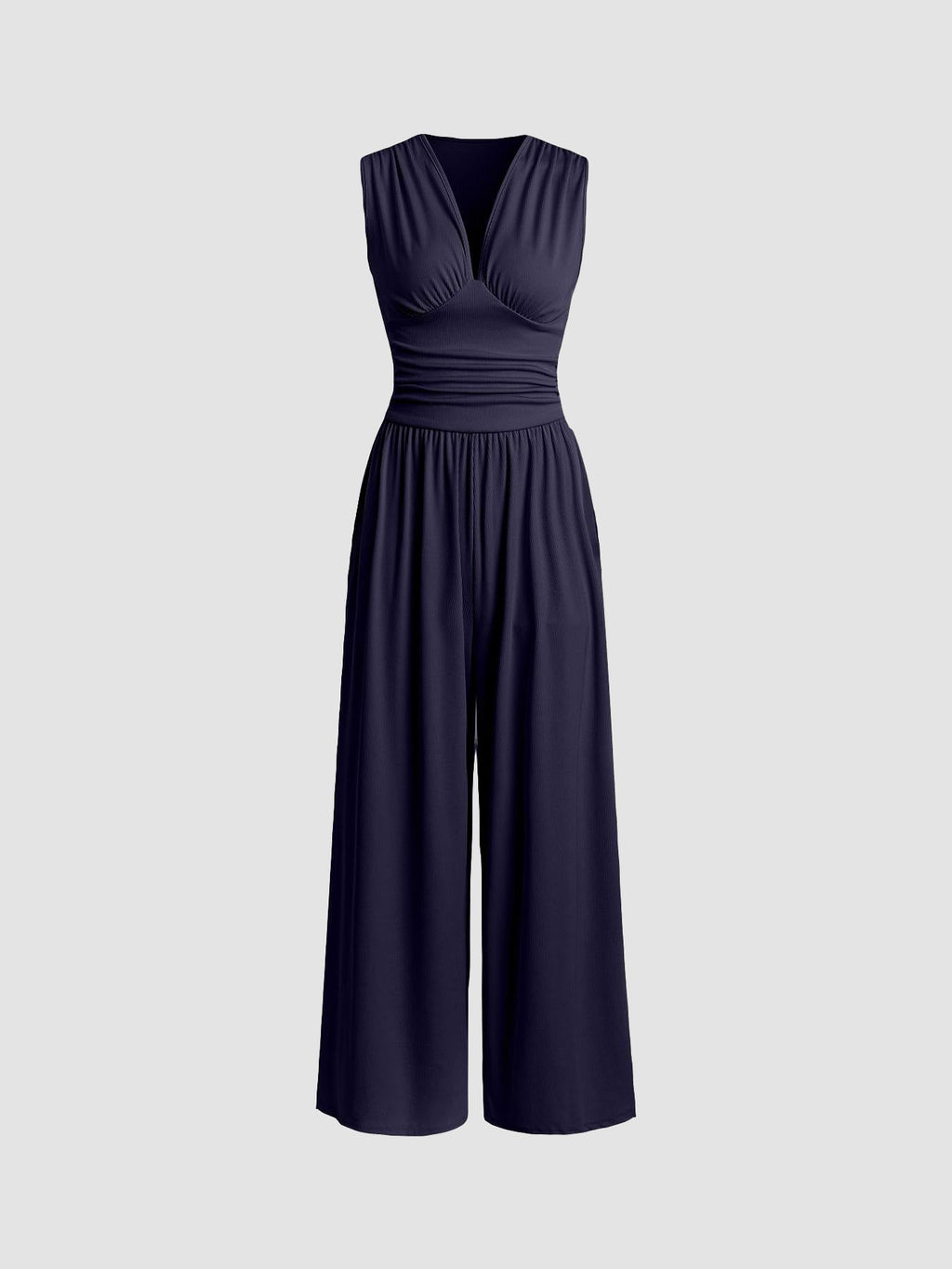Charity | Elegant Sleeveless Wide-Leg Jumpsuit