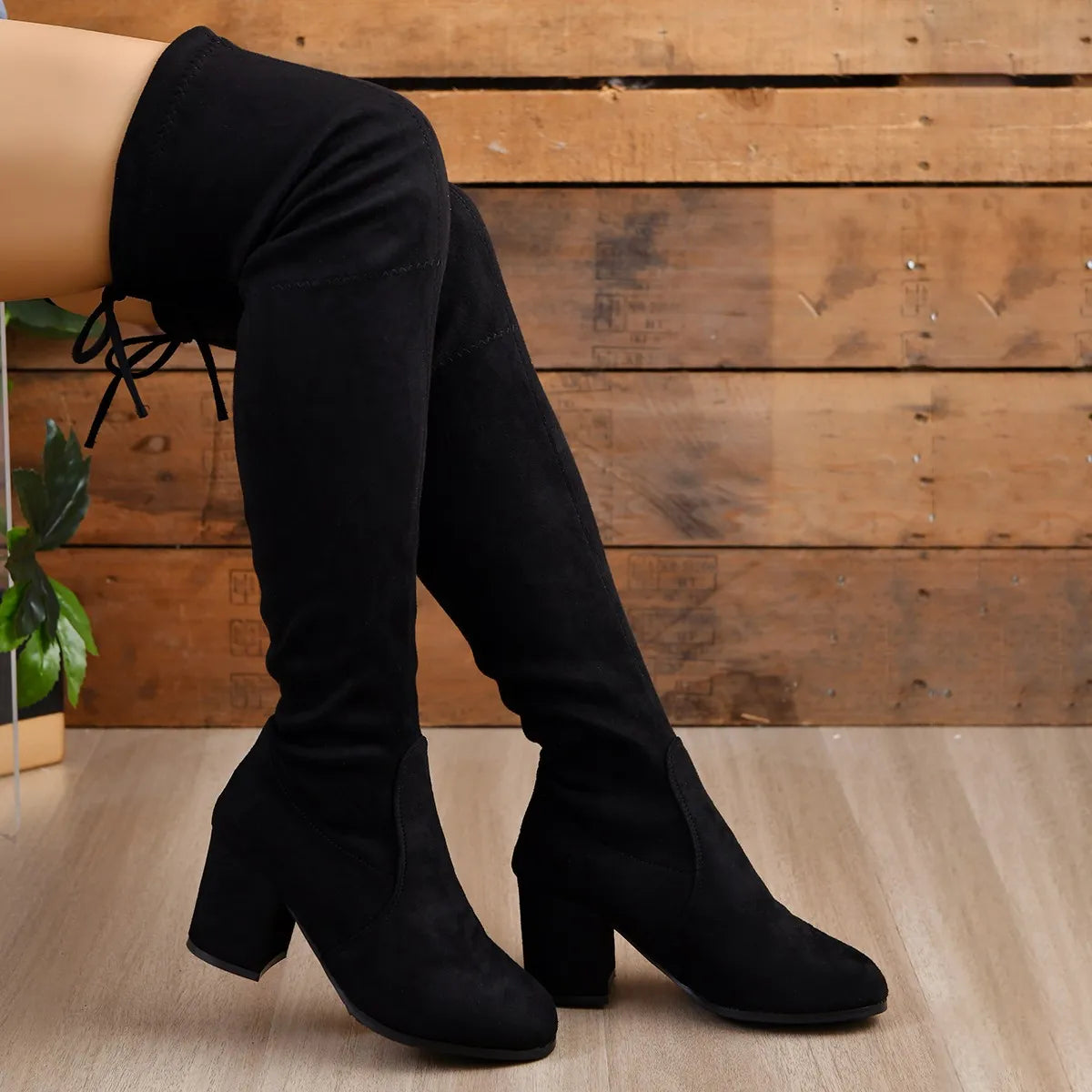 Overknee Laarzen Dames | Blokhak & Elegant Design