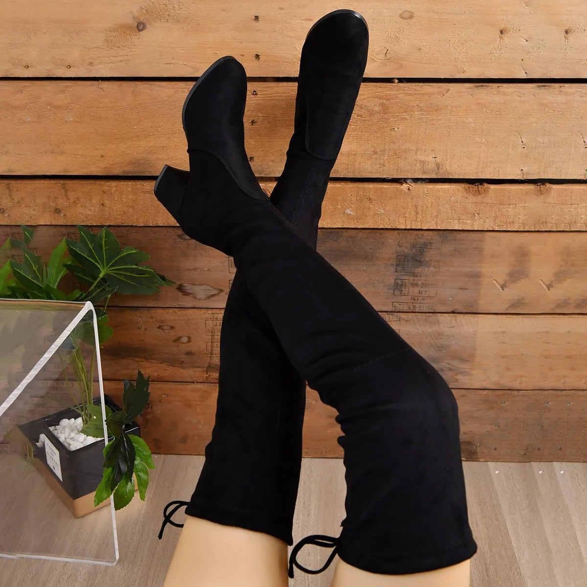 Overknee Laarzen Dames | Blokhak & Elegant Design