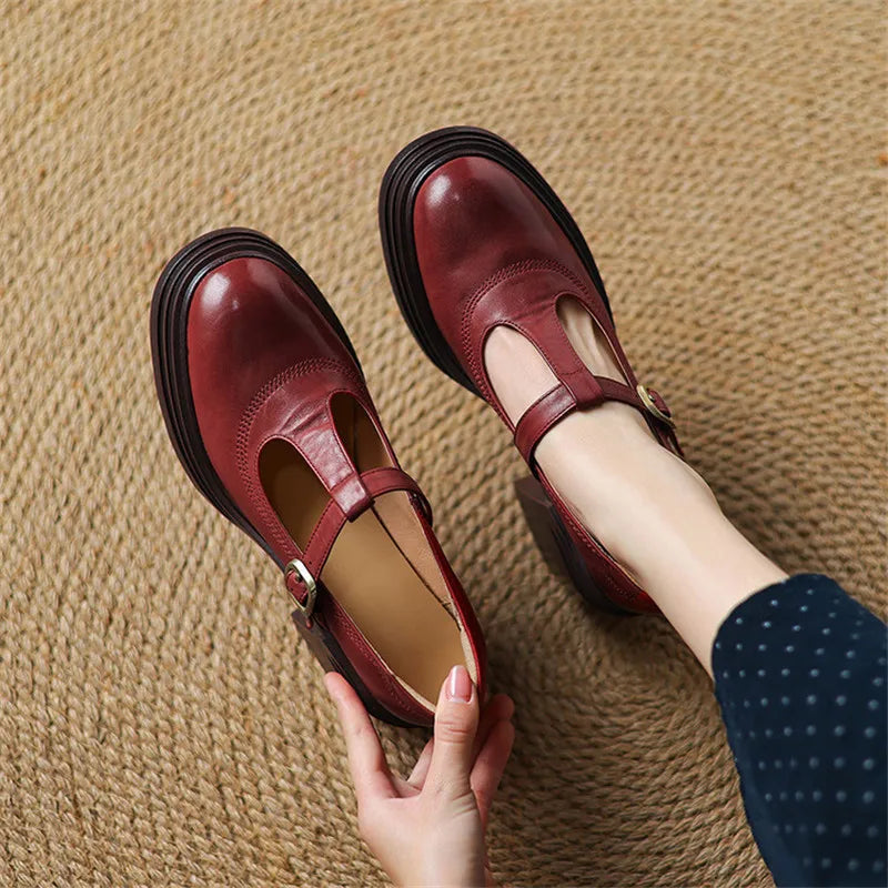 ELVANA™ | Chunky Pumps mary janes