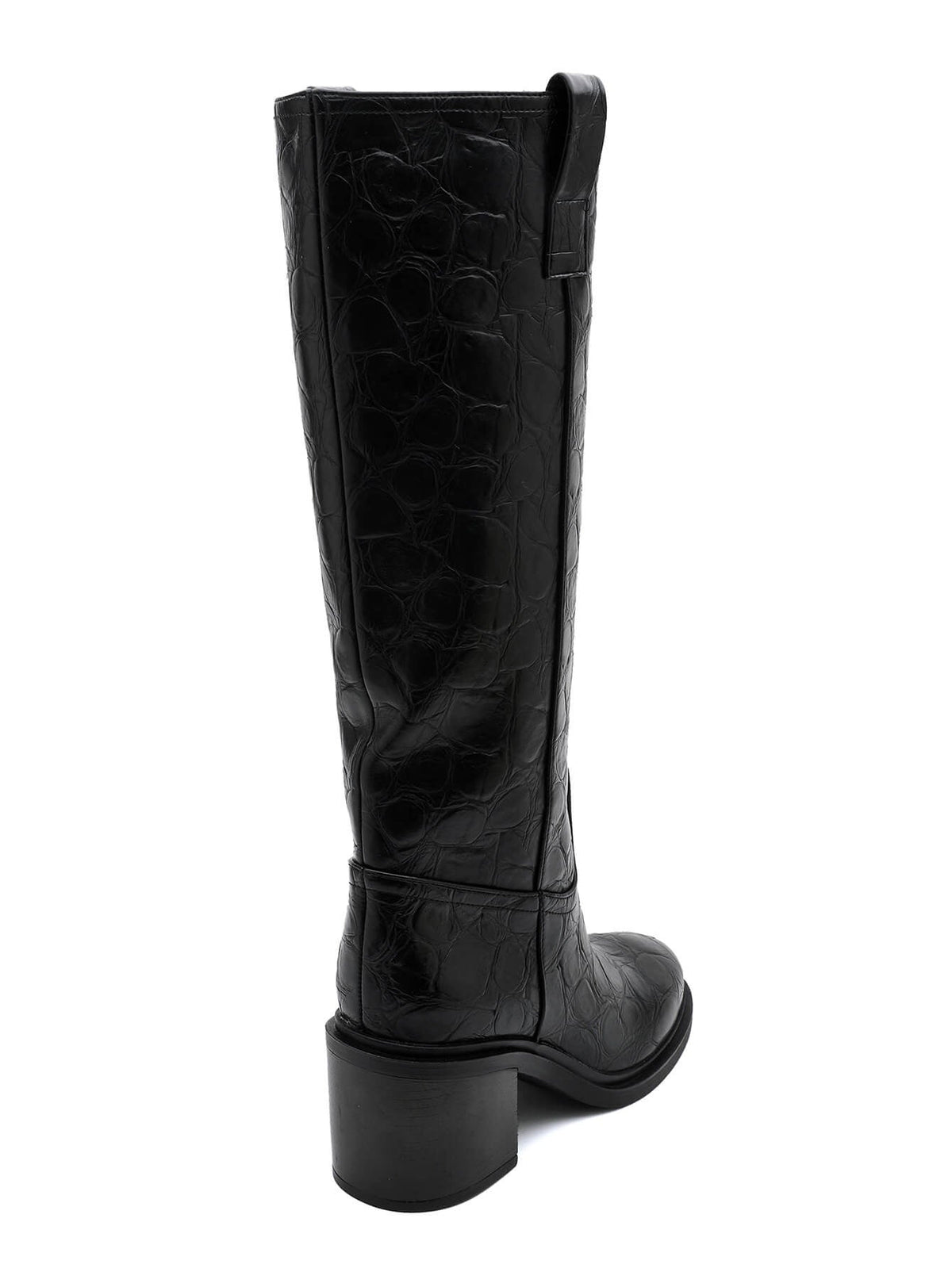 Francine – Block Heel Side-Zip Knee-High Boots for Women