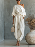 Ariadna | Two-Piece Set with Off-the-Shoulder Design