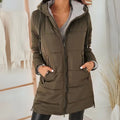 Alexa – Women's Padded Zip-Up Winter Coat with Hood