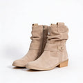 Sandra – Western-Style Ankle Boots with Buckle Strap for Women