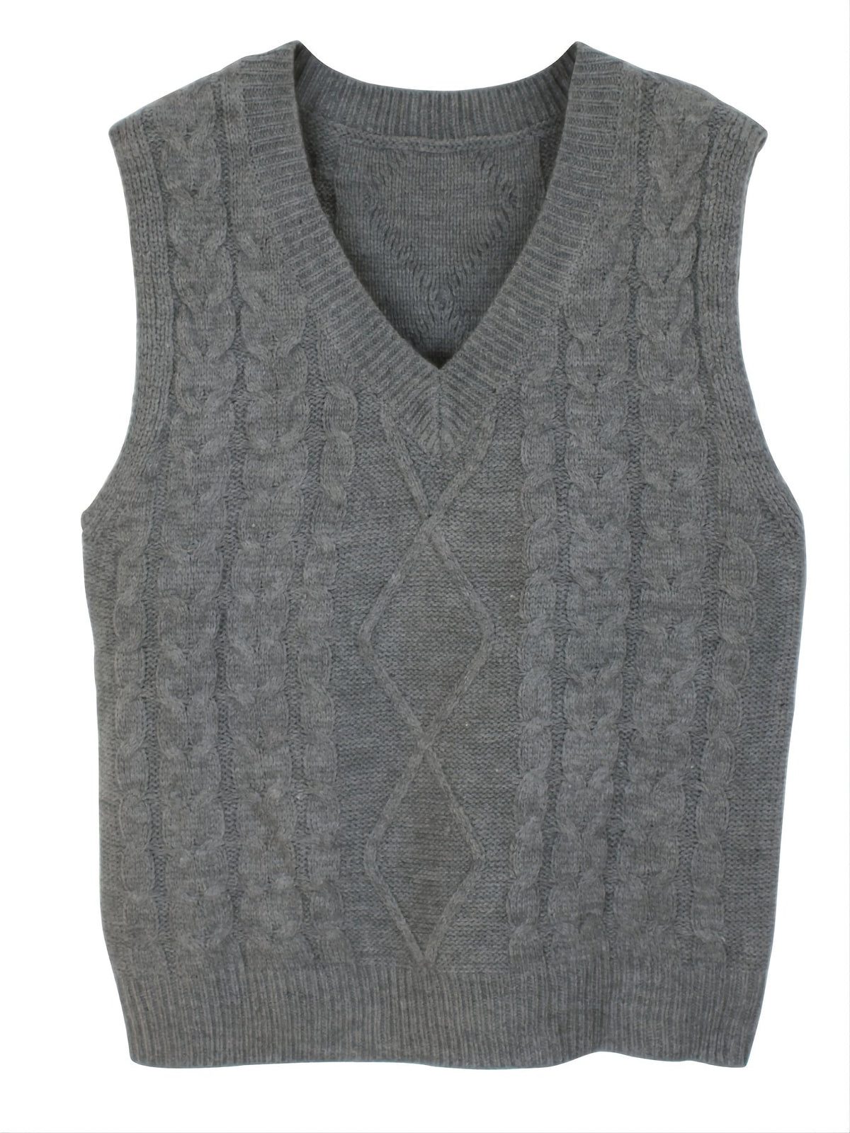 Luella – Chunky Cable-Stitch Pullover Vest for Women