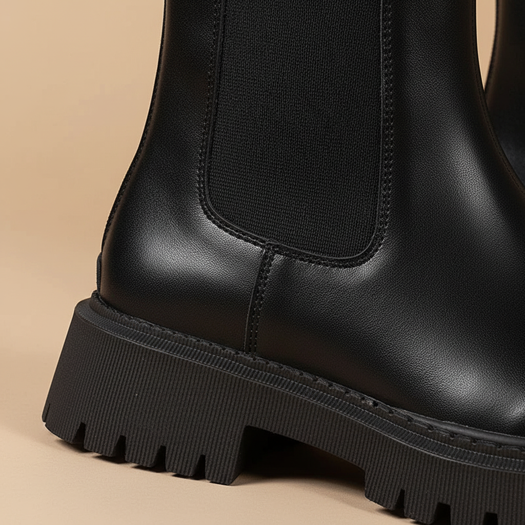 Bianca – Women's Chelsea Ankle Boots with Treaded Sole