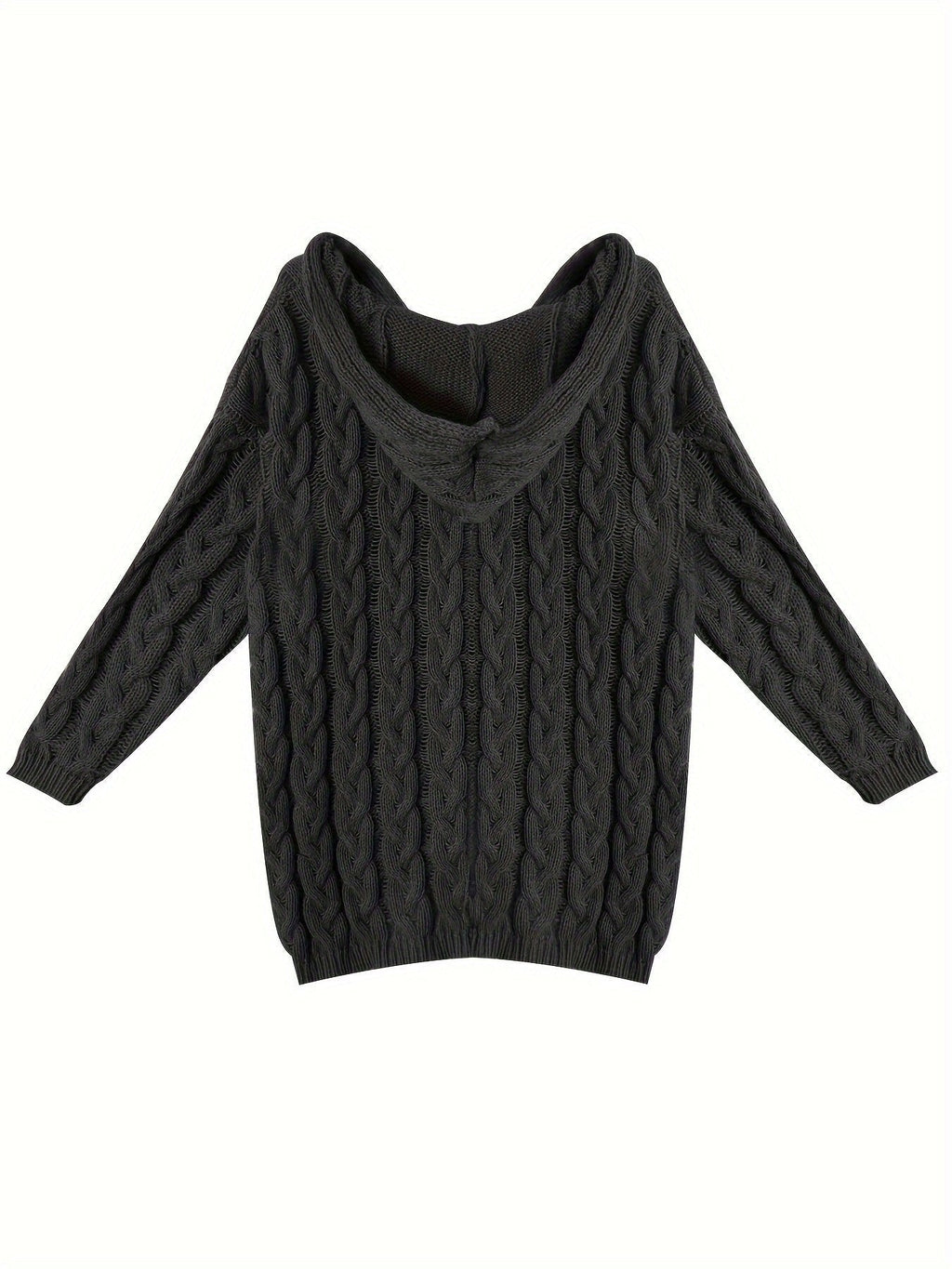 Florence | Cable-Knit Sweater – Relaxed V-Neck Style