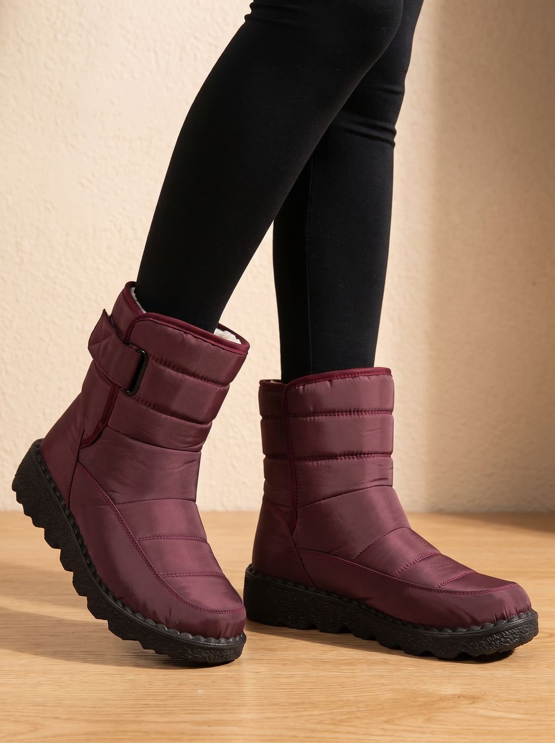 Caroline – Women's Lug Sole Mid-Calf Winter Boots