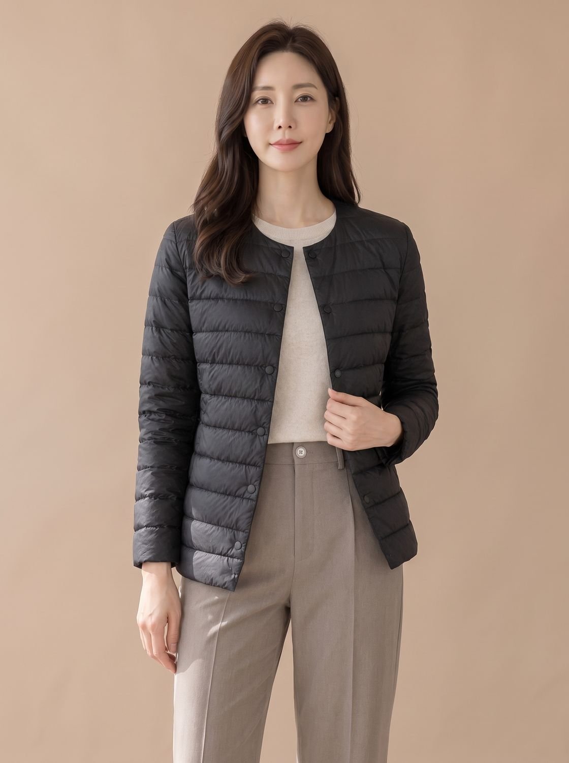 Danica – Women's Snap-Button Quilted Jacket