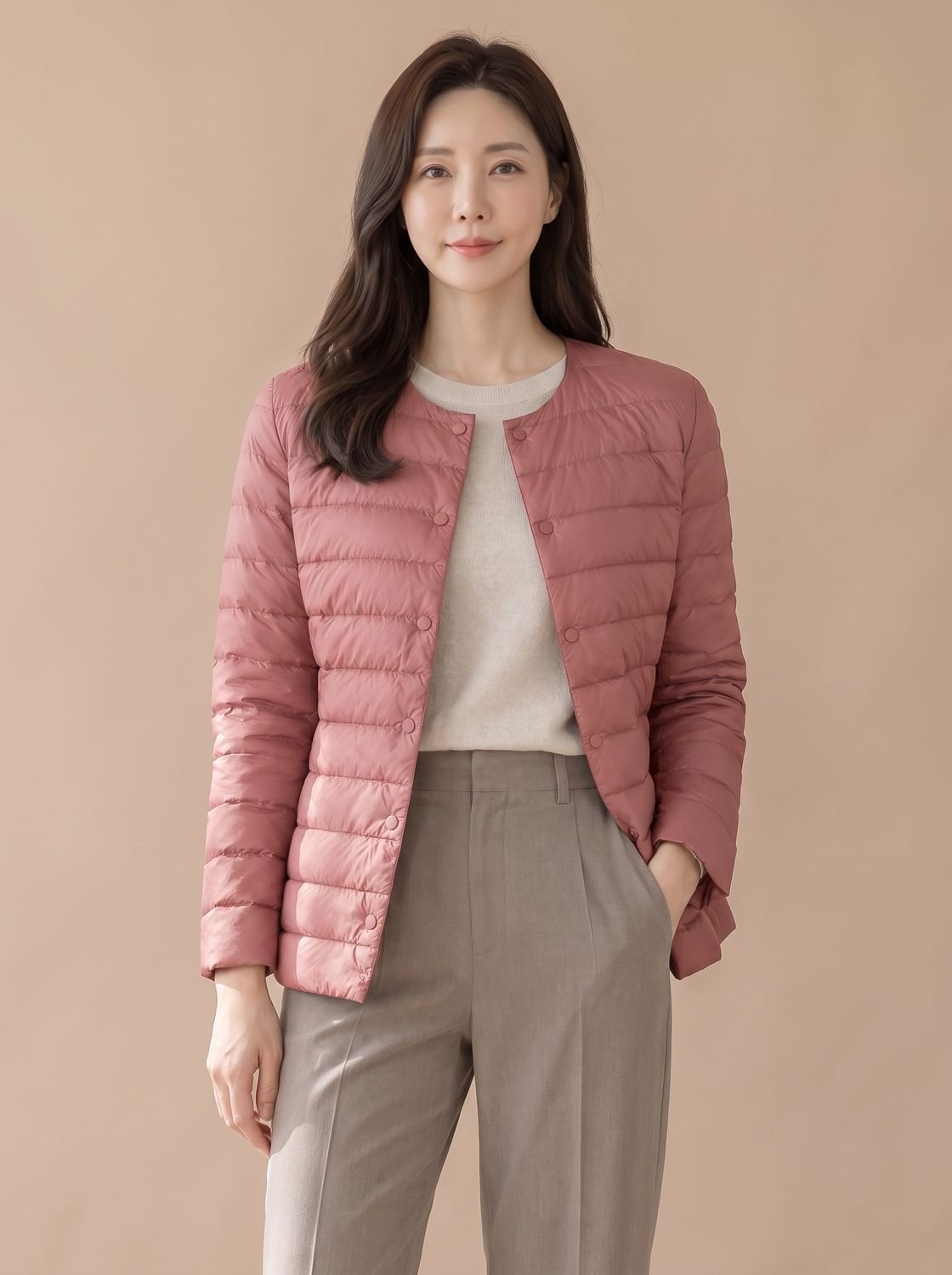 Danica – Women's Snap-Button Quilted Jacket