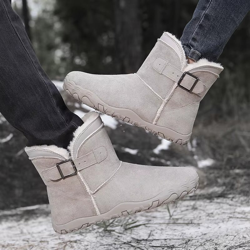 Delaney – Women's Wide Toe Buckle Ankle Boots