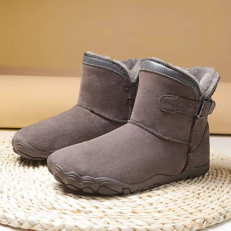 Delaney – Women's Wide Toe Buckle Ankle Boots