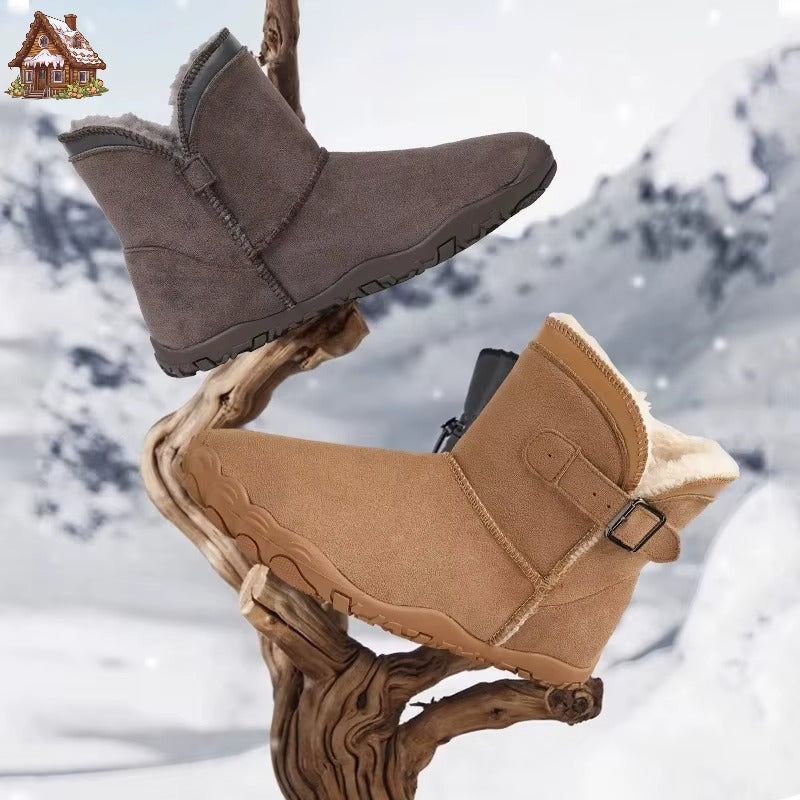 Delaney – Women's Wide Toe Buckle Ankle Boots