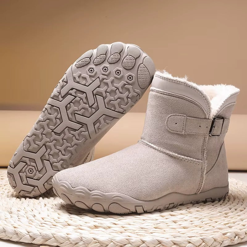 Delaney – Women's Wide Toe Buckle Ankle Boots