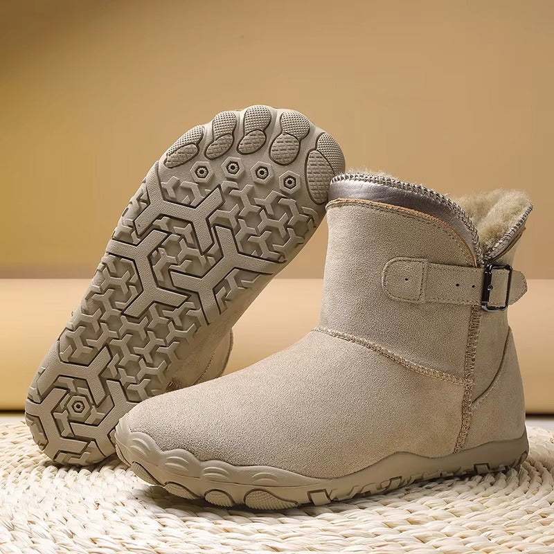 Delaney – Women's Wide Toe Buckle Ankle Boots