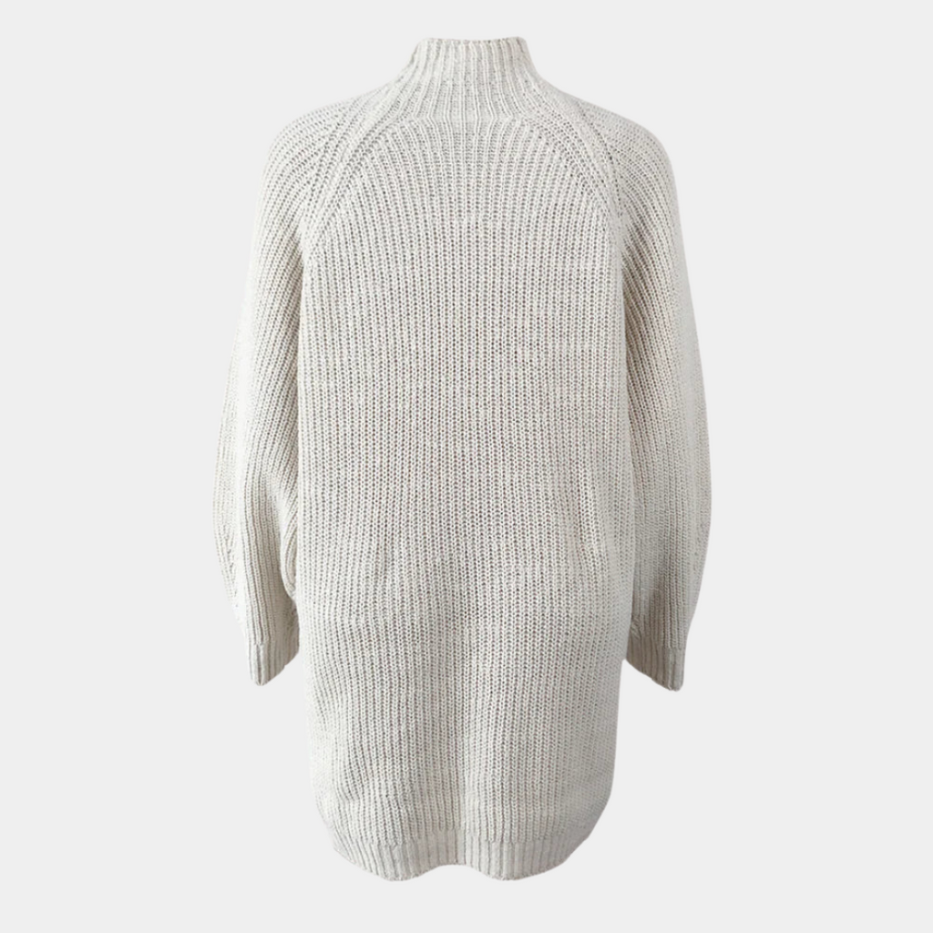 Delia – Women's Raglan-Sleeve Mini Sweater Dress