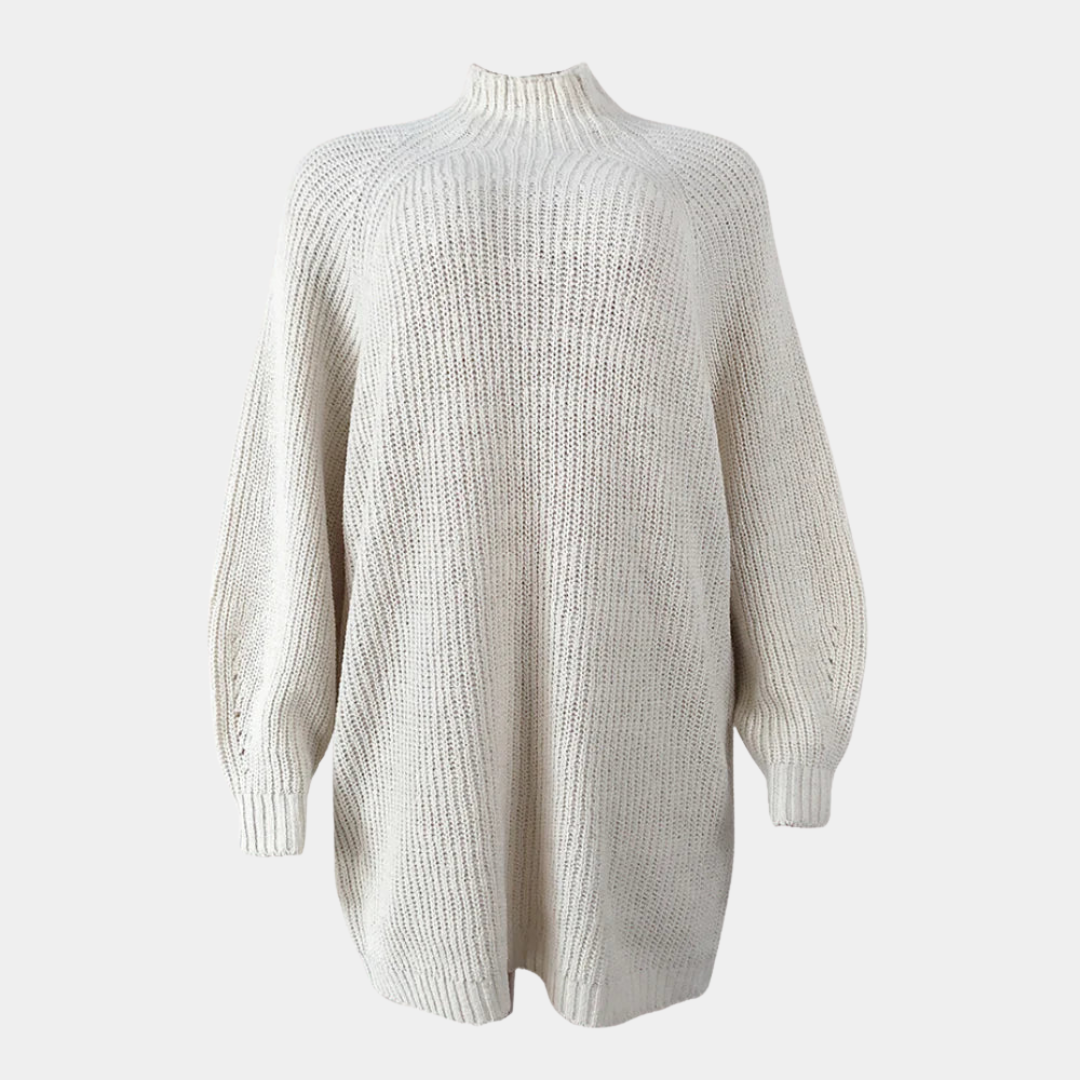 Delia – Women's Raglan-Sleeve Mini Sweater Dress