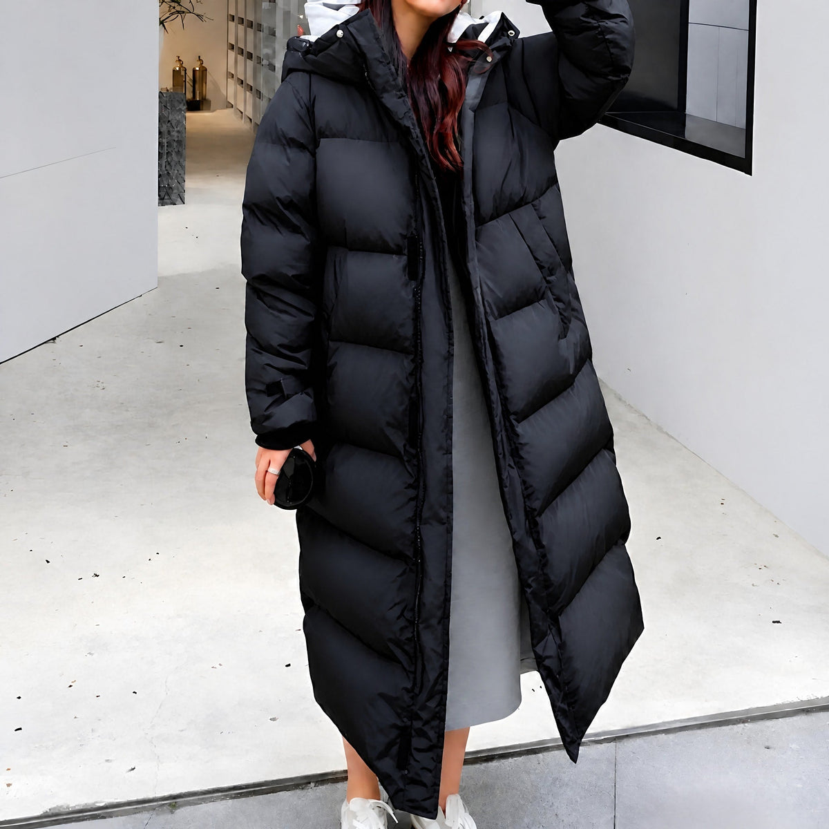 Dulce – Women's Maxi Quilted Puffer Parka