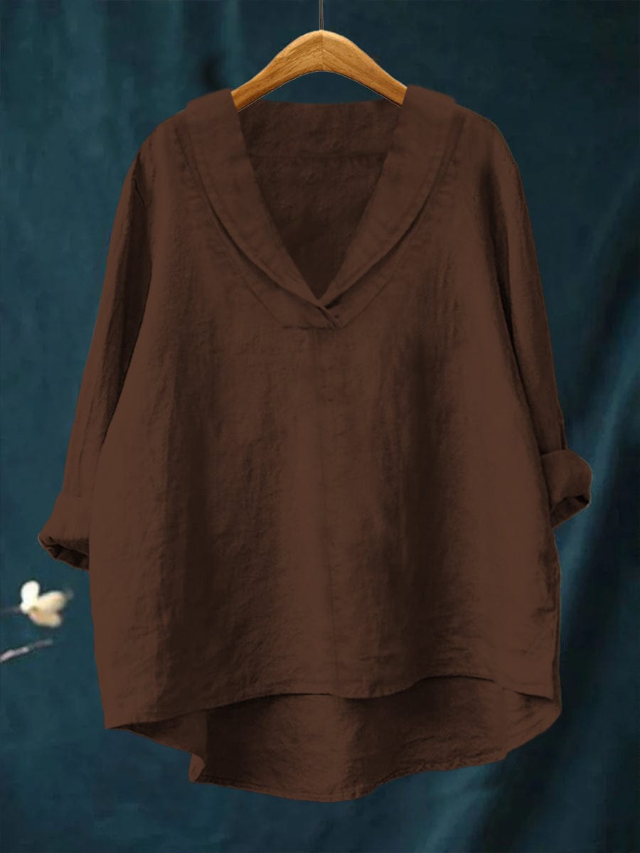 SAMIRA | Elegante Camisa de Verano en Lino