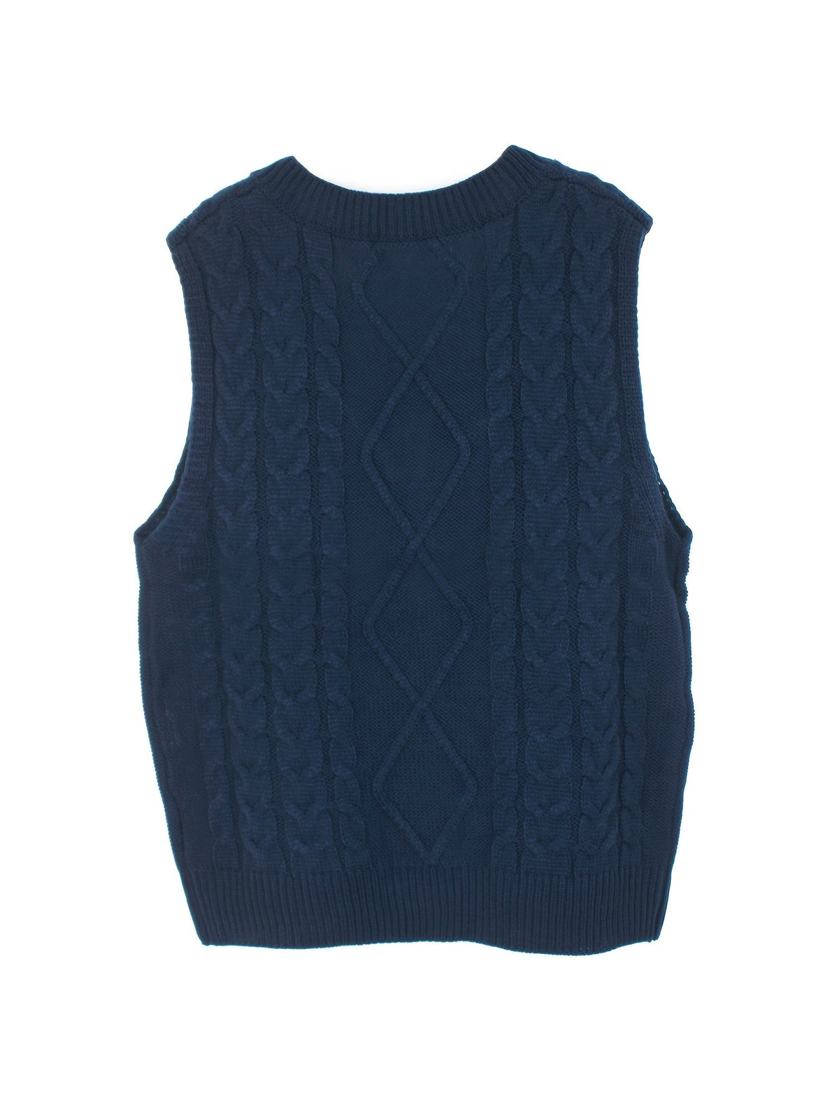 Luella – Chunky Cable-Stitch Pullover Vest for Women
