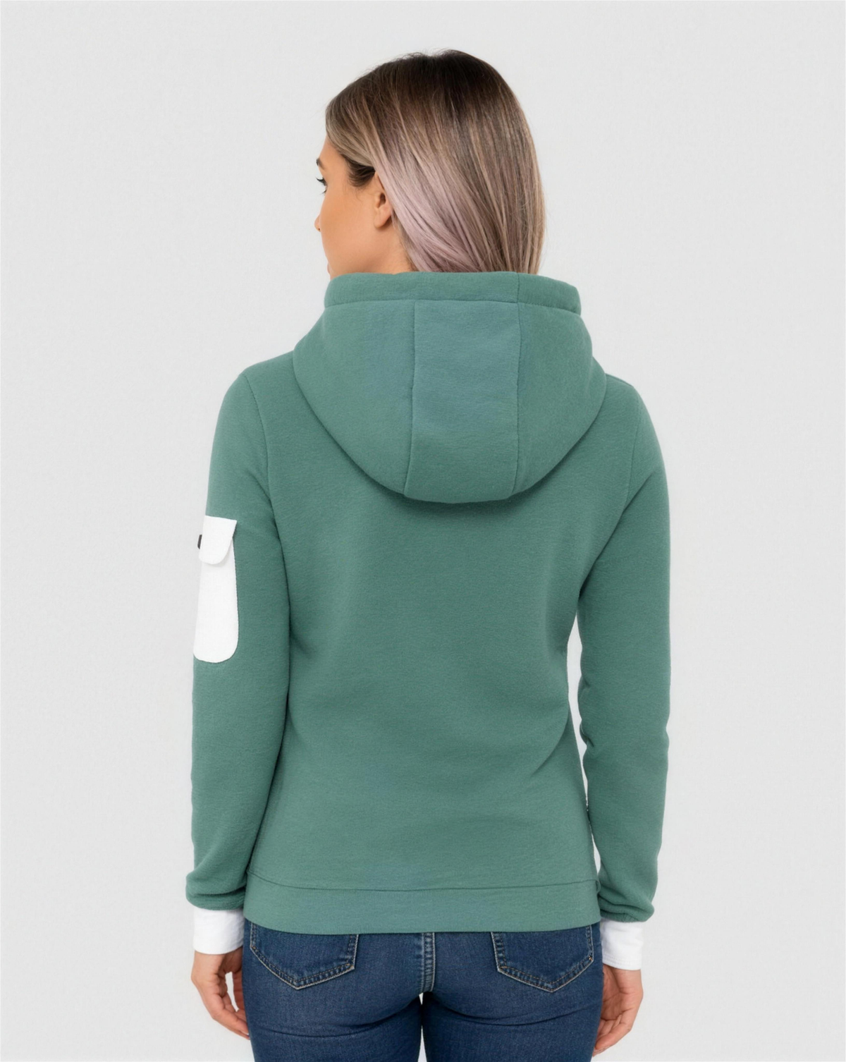 Sweat Capuche Femme Zippe