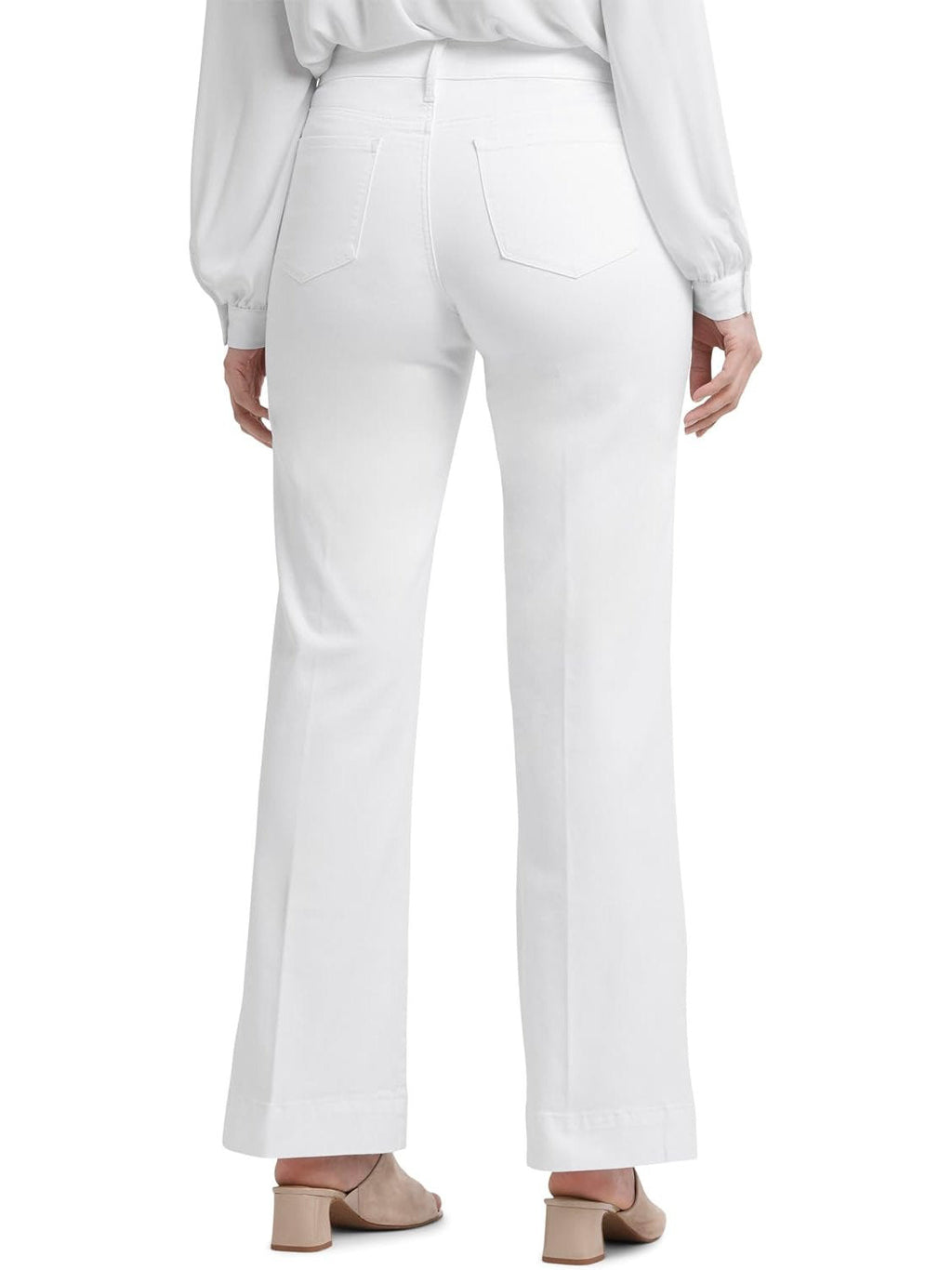 Sharon – Wide-Leg Trouser Jeans with Pressed Crease for Women