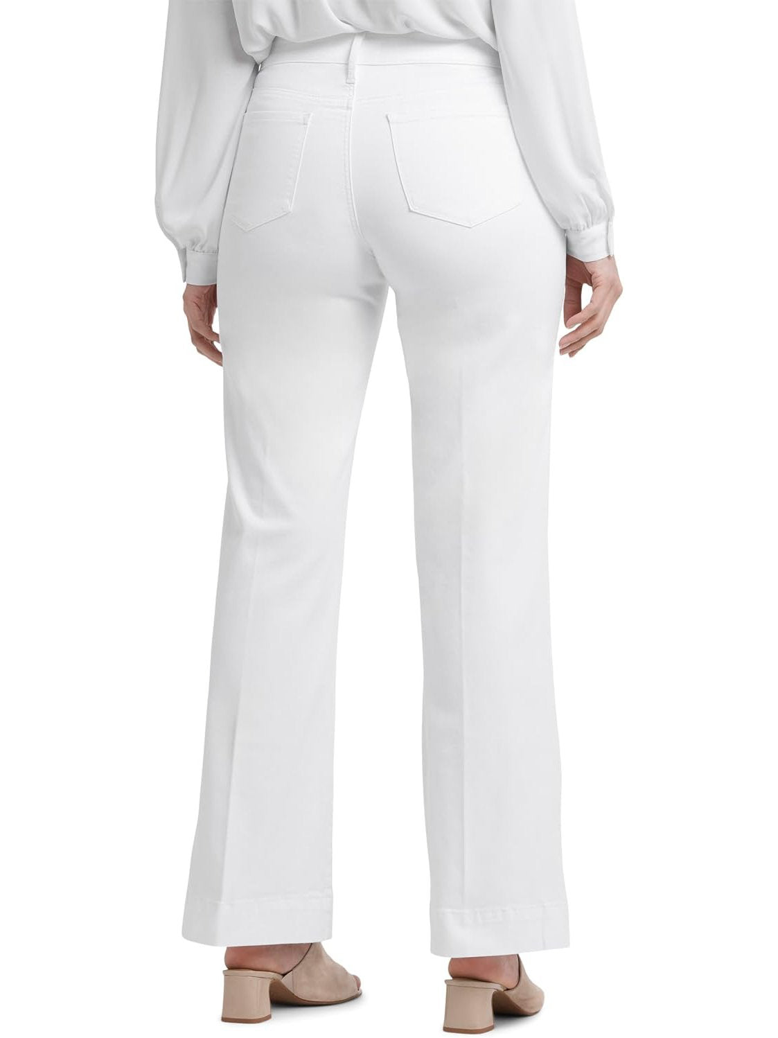 Sharon – Wide-Leg Trouser Jeans with Pressed Crease for Women