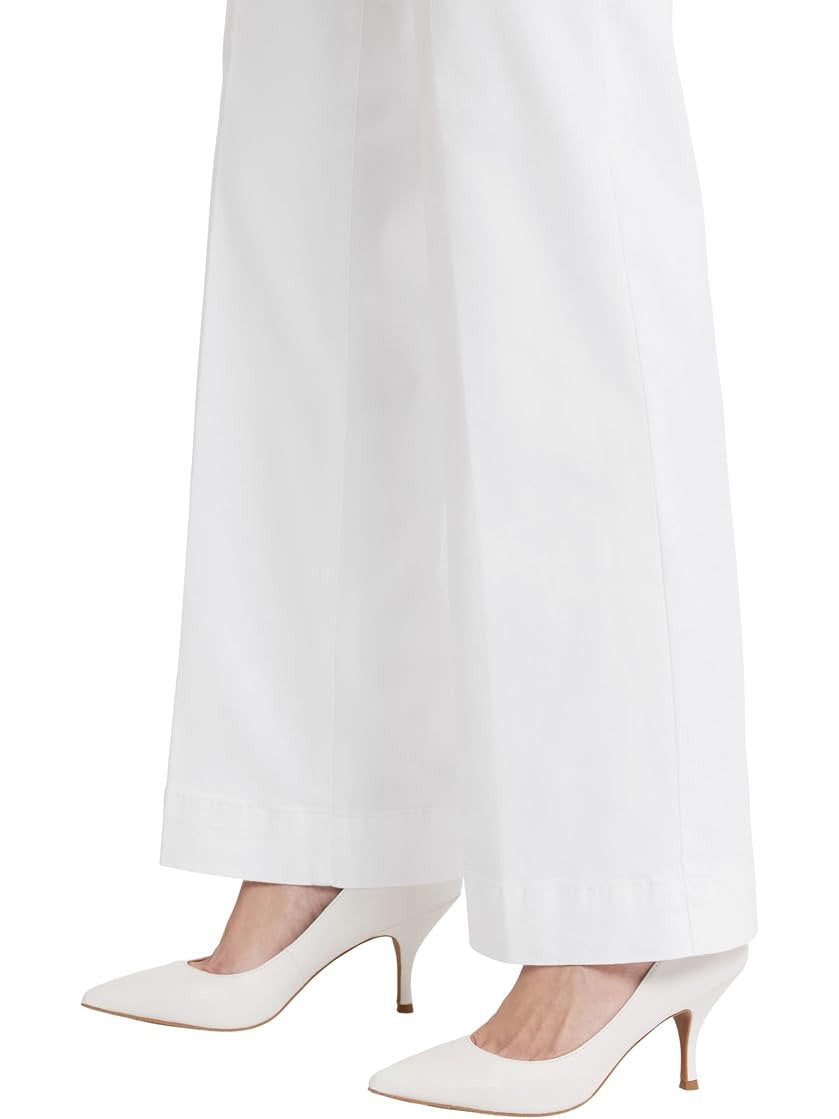 Sharon – Wide-Leg Trouser Jeans with Pressed Crease for Women