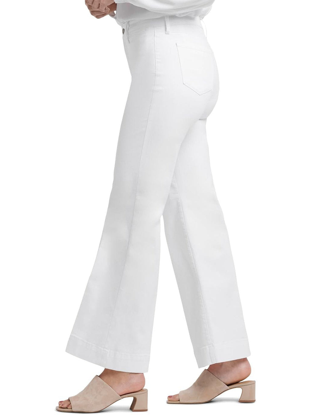 Sharon – Wide-Leg Trouser Jeans with Pressed Crease for Women