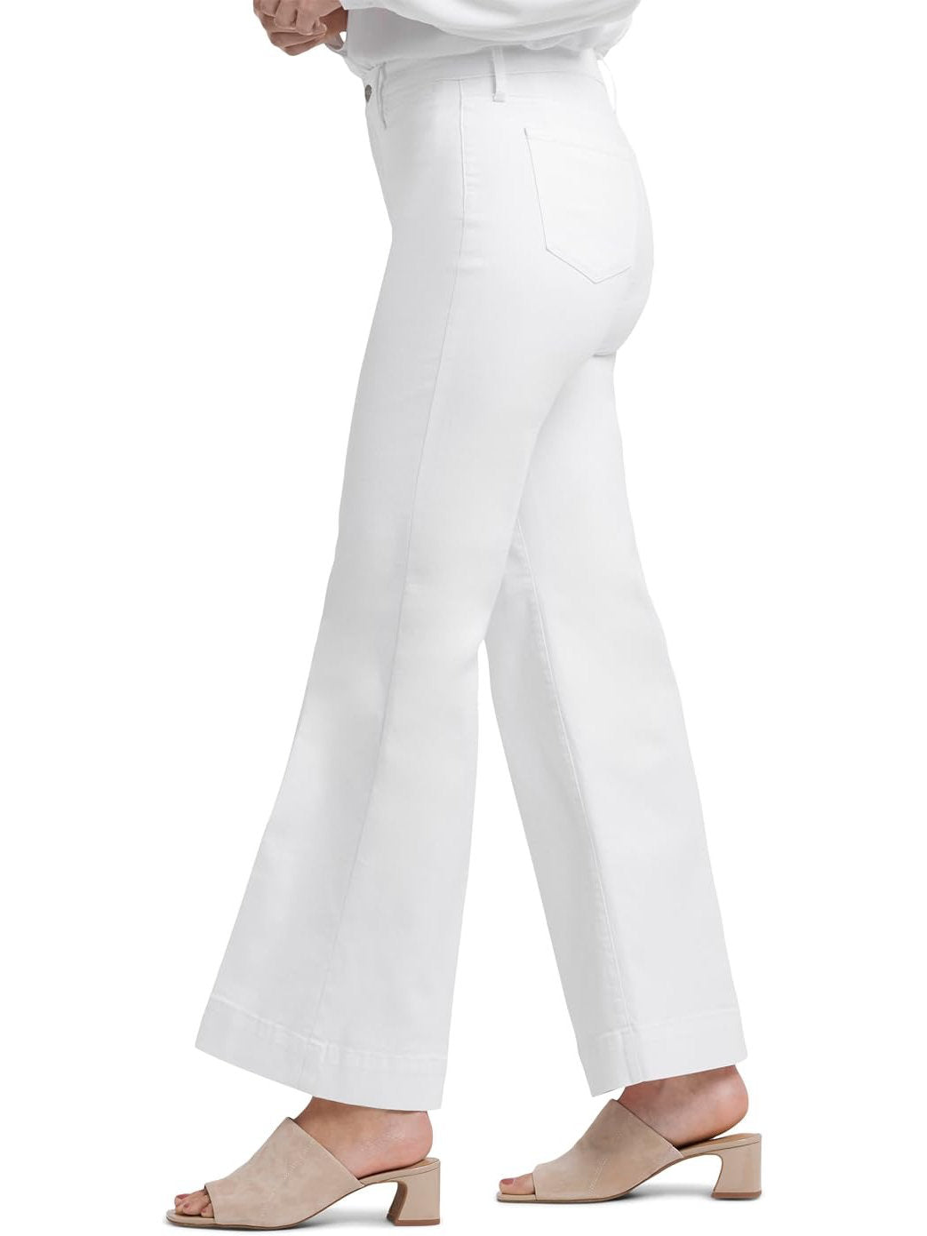 Sharon – Wide-Leg Trouser Jeans with Pressed Crease for Women