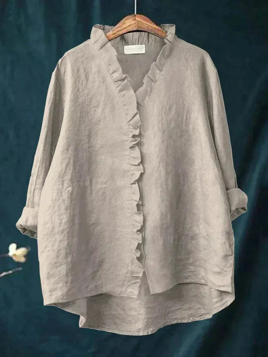 ELINE | Elegante Blusa de Verano de Linne