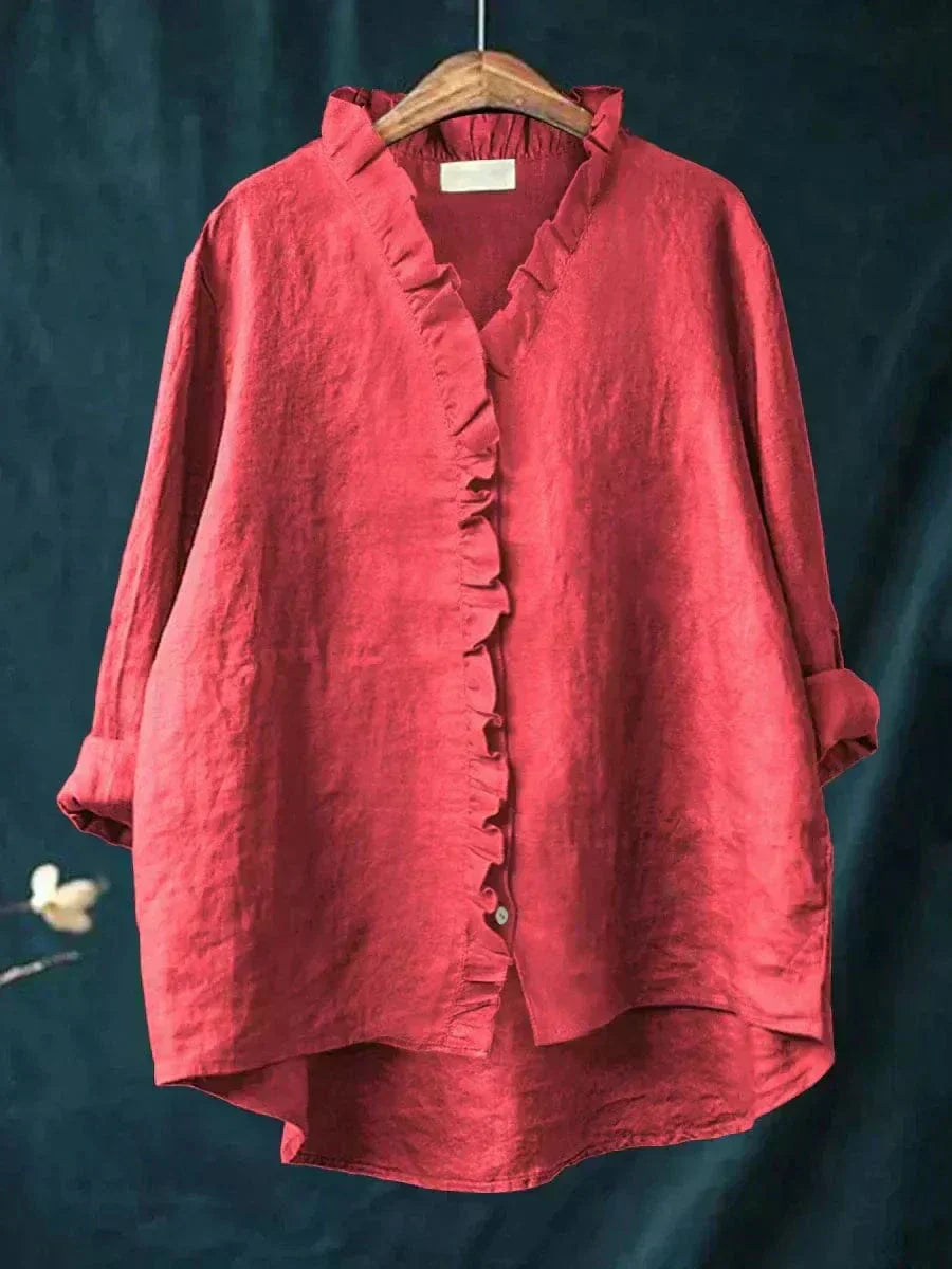 ELINE | Elegante Blusa de Verano de Linne