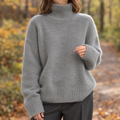 Kendra – Women's Brushed Drop-Shoulder Turtleneck Pullover