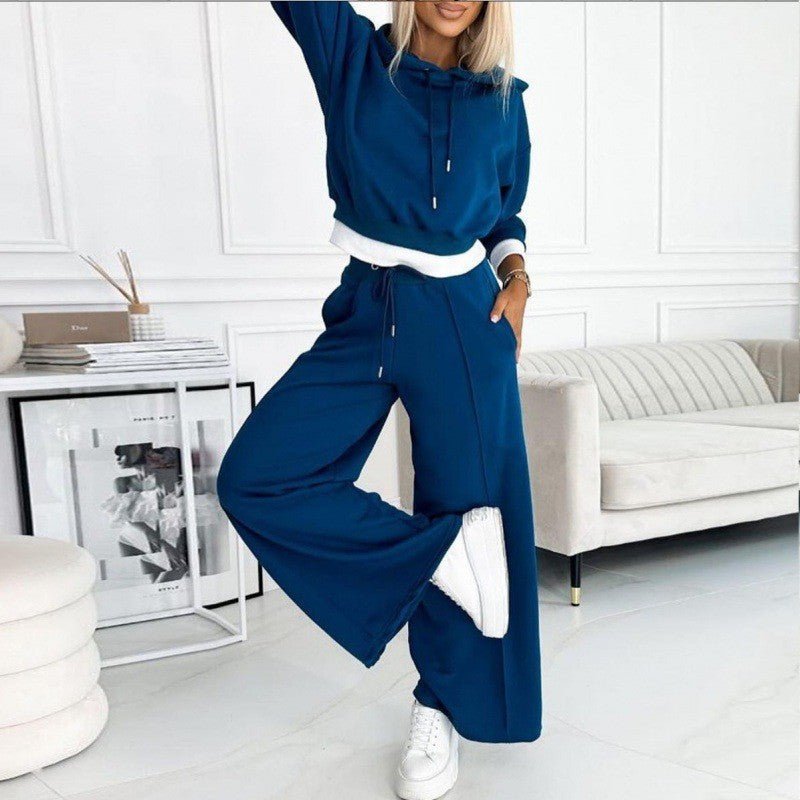 Cynthia – Drawstring Wide-Leg Lounge Set for Women