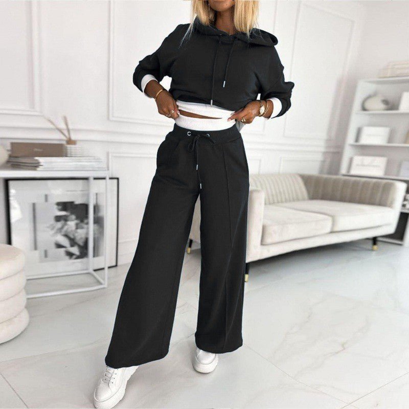 Cynthia – Drawstring Wide-Leg Lounge Set for Women