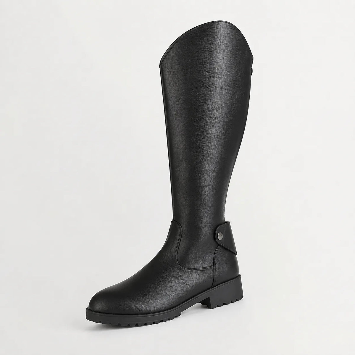 Mae – Women's Tall Leather-Look Knee-High Boots
