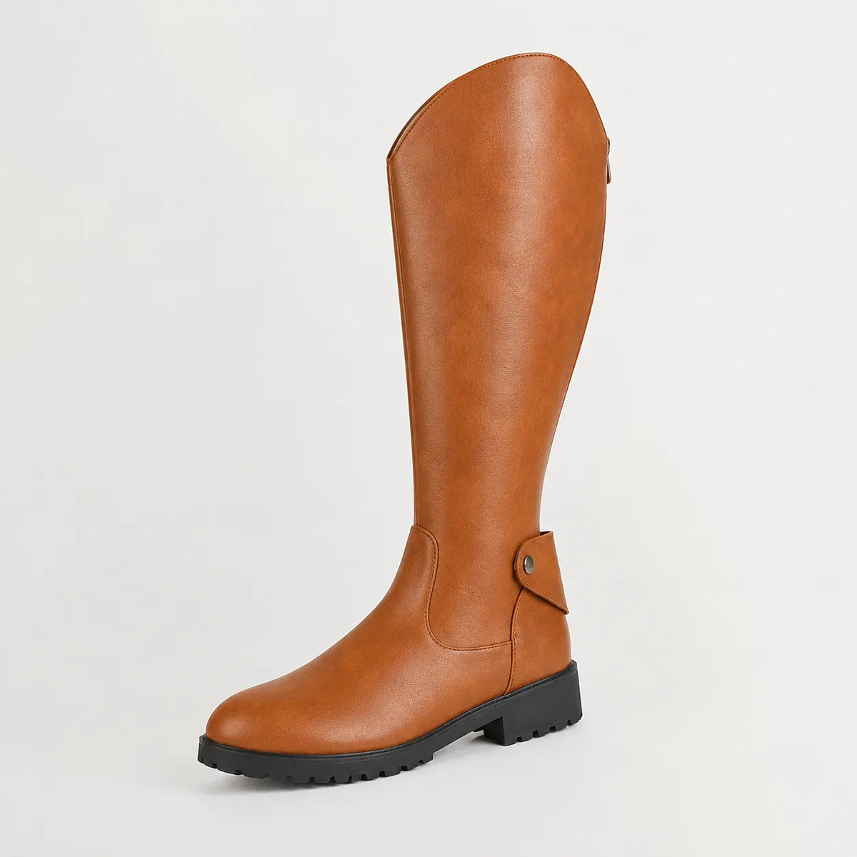 Mae – Women's Tall Leather-Look Knee-High Boots