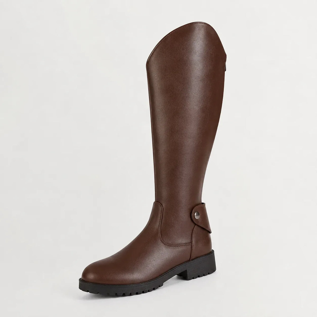 Mae – Women's Tall Leather-Look Knee-High Boots